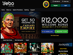 Yebo Casino - Play in Rands