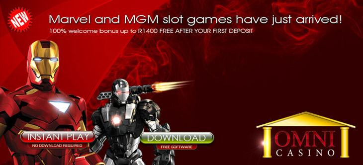 All your favourite slot games, all under 1 roof - Omni.