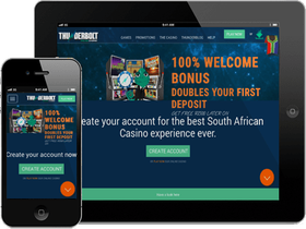 Play on Desktop or Mobile at Thunderbolt Casino