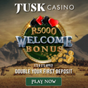 Play over 3000 casino games at Tusk Casino